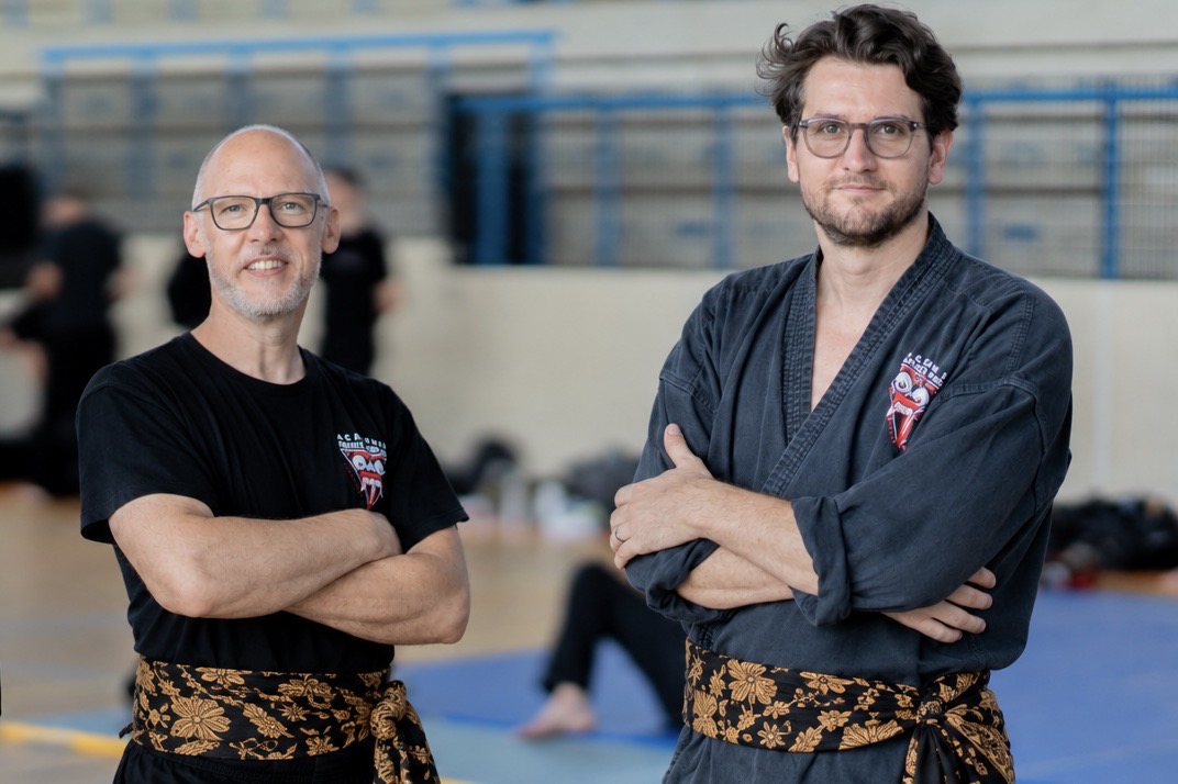 Sébastien Moureu et Mathieu Rascol, instructeurs du club Garuda